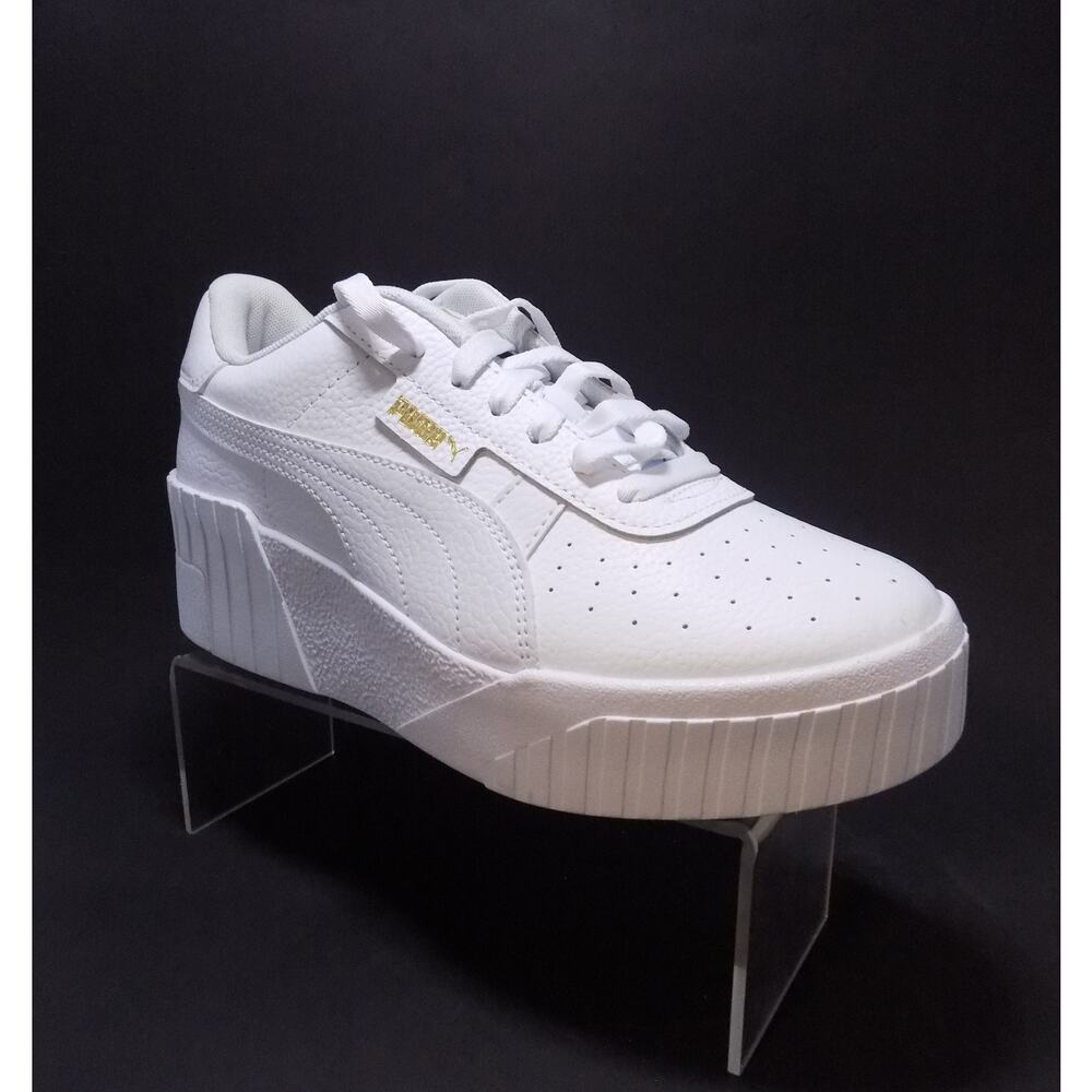 PUMA Womens Cali Platform White Sneakers- Size 7.5- New